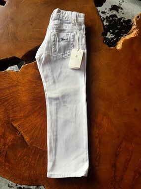 Gucci White Kids Jeans